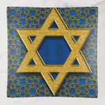 Star of David, Hanukkah Pattern Holiday Gift Trinket Trays<br><div class="desc">Star of David,  Hanukkah Pattern Holiday Gift - Makes a perfect gift for men,  women,  kids,  boys and girls and your Jewish family and friends!</div>
