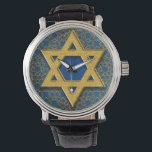 Star of David, Hanukkah Pattern Holiday Gift Watch<br><div class="desc">Star of David,  Hanukkah Pattern Holiday Gift - Makes a perfect gift for men,  women,  kids,  boys and girls and your Jewish family and friends!</div>