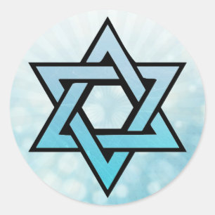 Star of David Jewish Stickers