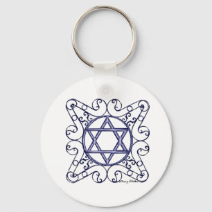 Star of David Key Chain