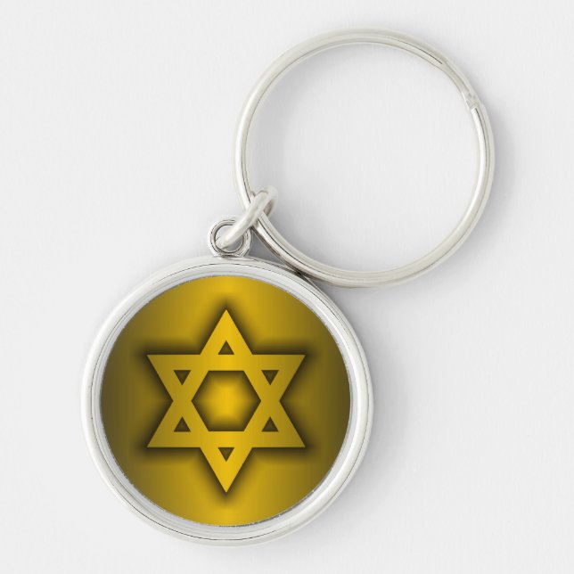 Star of David Key Ring (Front)