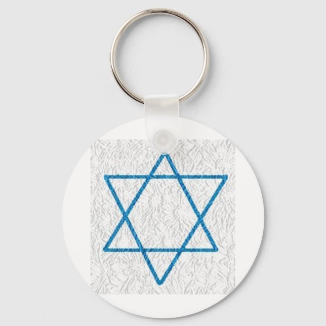 Star of David Key Ring (Front)
