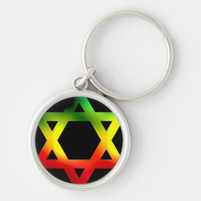 Star of David Key Ring (Front)