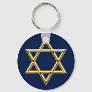 star of david key ring