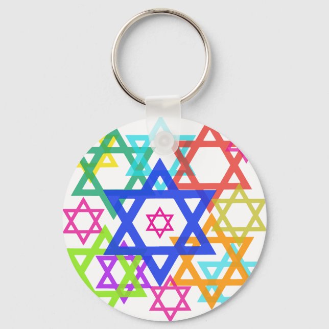 Star of David Key Ring (Front)