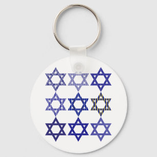 Star of David Key Ring