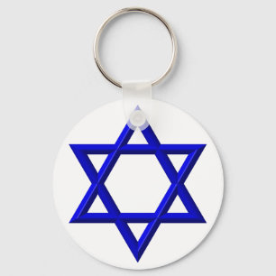 Star Of David Key Ring
