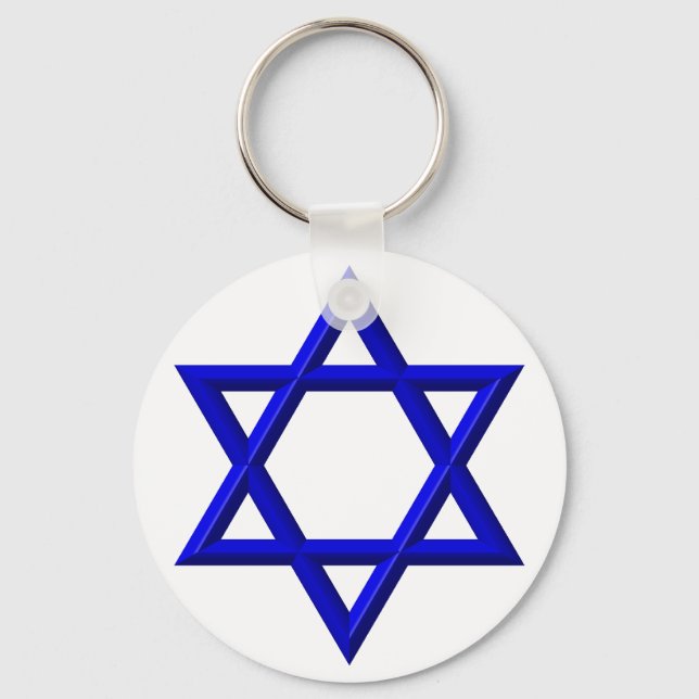 Star of David Key Ring (Front)