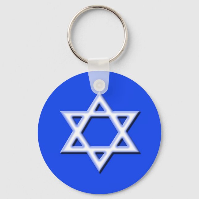 Star of David Keychain (Front)