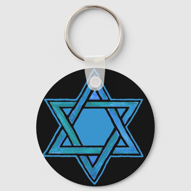 Star of David Keychain (Front)