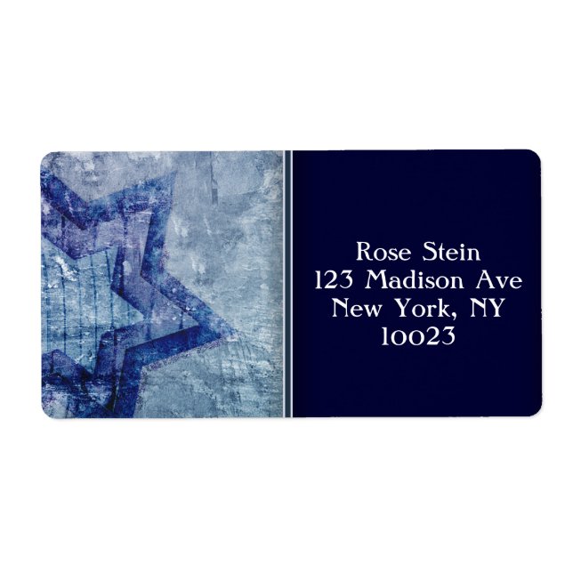 Star of David  labels (Front)