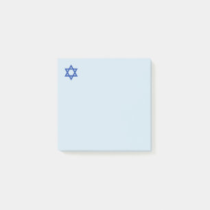 Star of David Light Blue Post-it Notes