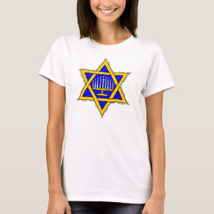 Star of David & Menorah T-Shirt
