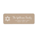 STAR OF DAVID modern plain simple kraft white<br><div class="desc">Setup as a template it is easy to customise with your own text - make it yours! - - - - - - - - - - - - - - - - - - - - - - - - - - - - - - - - - -...</div>