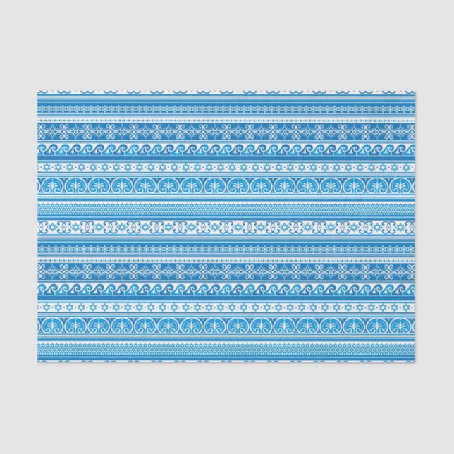 Star of David Pattern Tissue Paper (Front)