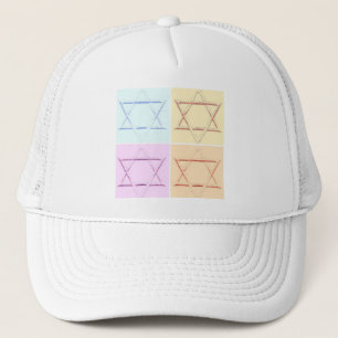 Star of David pop art Trucker Hat