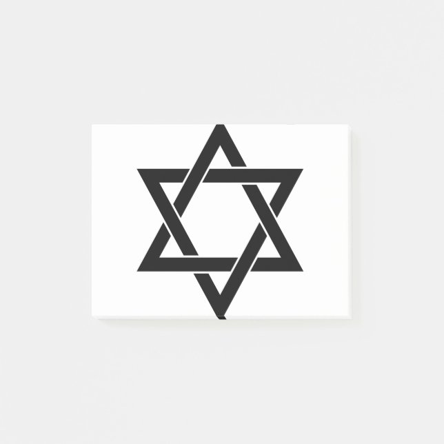 Star of David Post-it Notes (Front)
