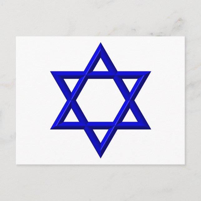 Star of David Postcard (Front)