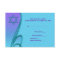 Star of David RSVP Cards Purple Teal