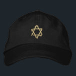 Star of David - SRF Embroidered Hat<br><div class="desc">Happy Hannukah or any occasion! Make your statement. Please visit often via my address,  Sharon Rhea Ford,  NBPTS-Art</div>