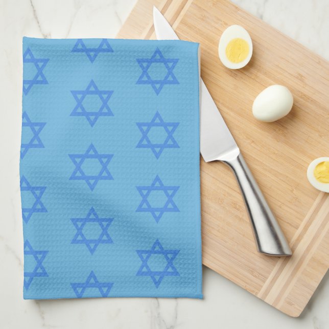Star of David Tea Towel (Quarter Fold)