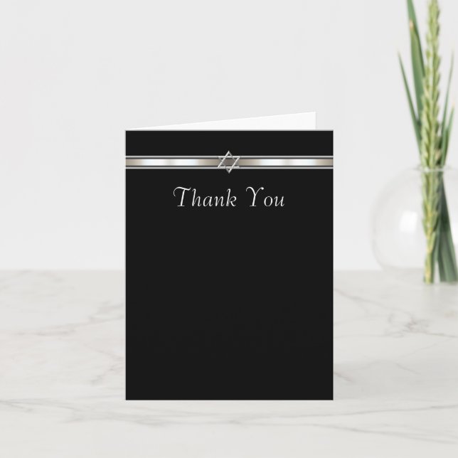 Star of David Thank You Card (Front)
