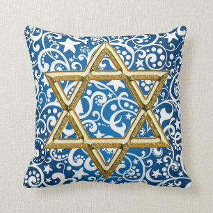 star of david throw pillow
