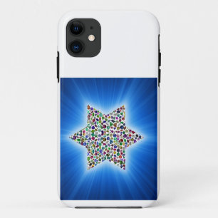 Star of David with Gemstones Case-Mate iPhone Case