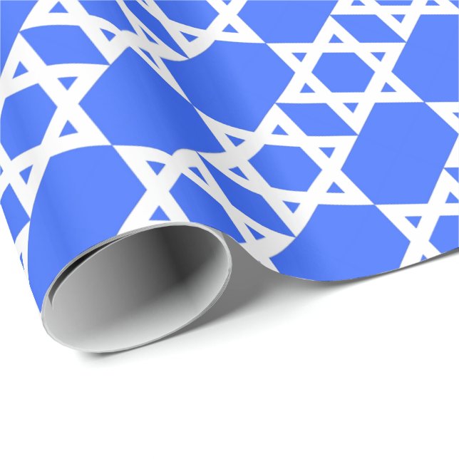 Star of David Wrapping Paper (Roll Corner)