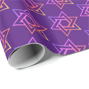Star of David Wrapping Paper