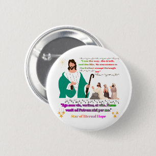 Star of Eternal Hope 6 Cm Round Badge