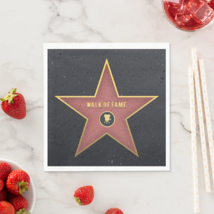 Star of Fame Celebration Napkin