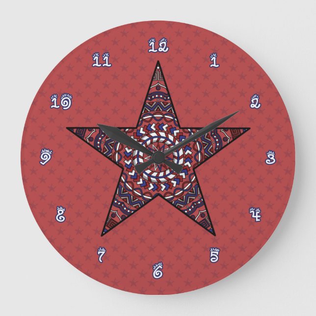 Star of Independence Clock (Front)
