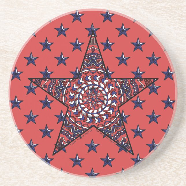 Star of Independence Coaster (Front)