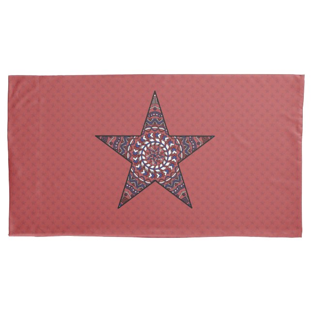 Star of Independence Pillowcase (Front)