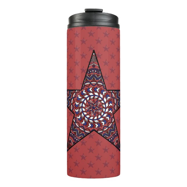 Star of Independence Thermal Tumbler (Front)