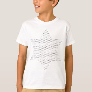 Star of Israel constructed with Hebrew Letters T-Shirt