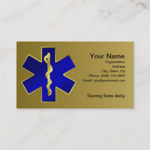 Star of Life Business Card