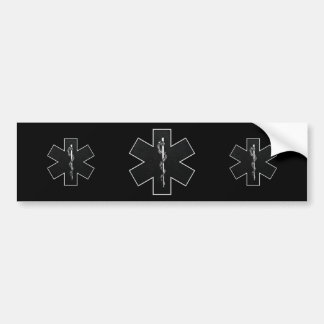 Star Of Life(BW) Bumper Sticker