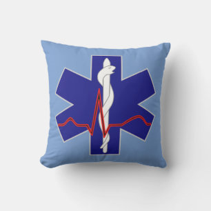 Star of Life Heart Beat Cushion