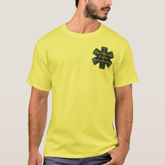 Star of Life - Medical First Responder T-Shirt (Front)