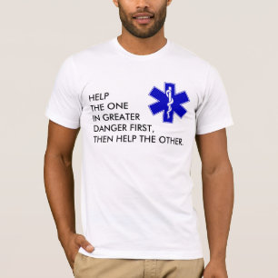 Star of Life - personalised text T-Shirt