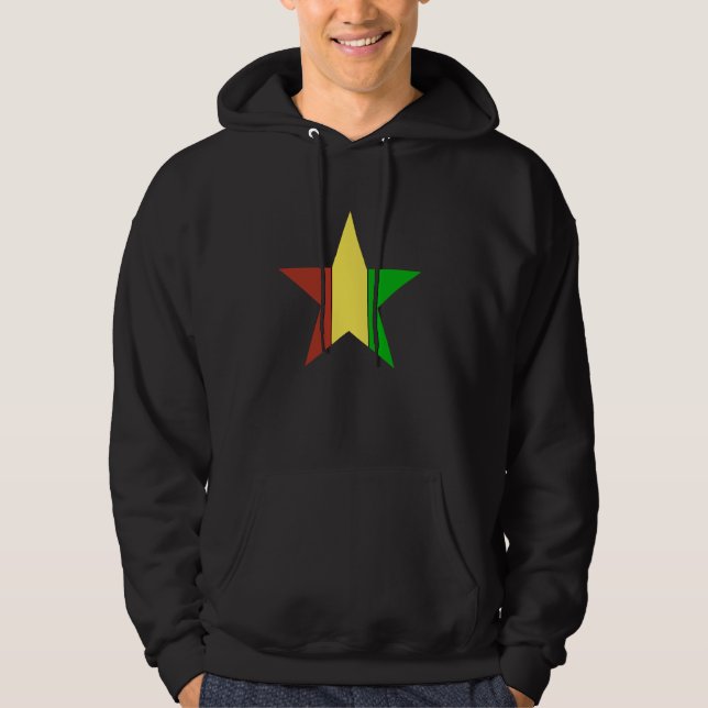 Star of Rasta Hoodie (Front)