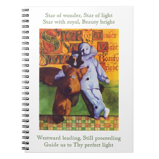 STAR OF WONDER 6.5x8.75 Spiral Notebook  (Front)