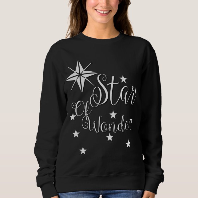 Star of Wonder Christmas Sweatshirt (Front)