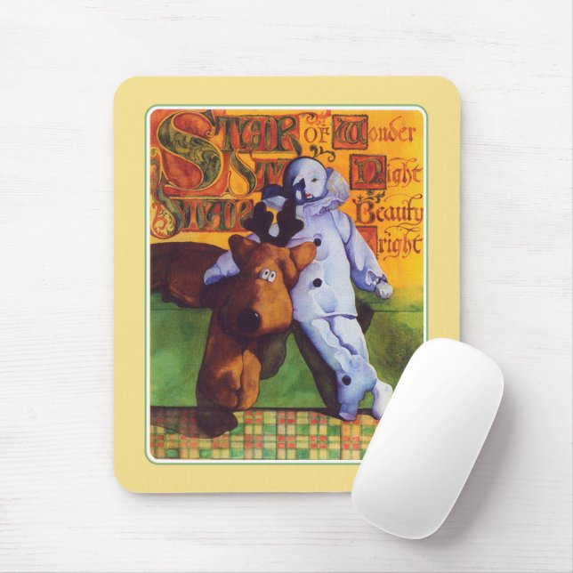 STAR OF WONDER Mousepad / Gold (With Mouse)