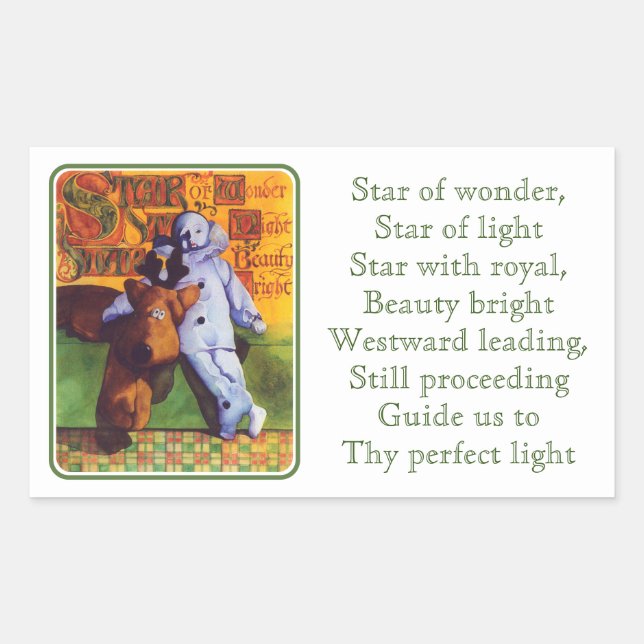 STAR OF WONDER Rectangle Stickers (Front)