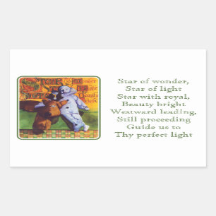 STAR OF WONDER Rectangle Stickers