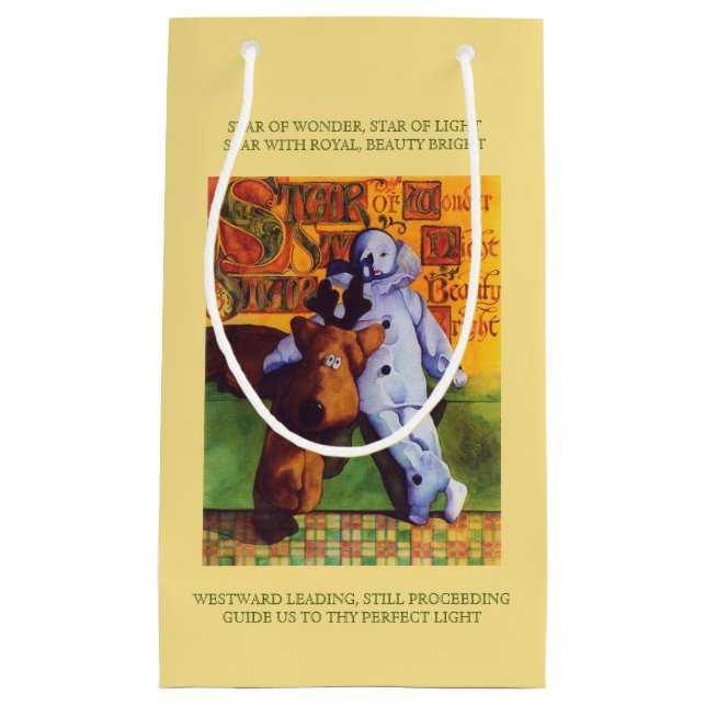 STAR OF WONDER Small Gift Bag - Gold (Front)