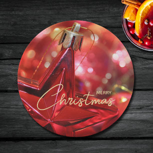 Star Ornament Merry Christmas Paper Plate